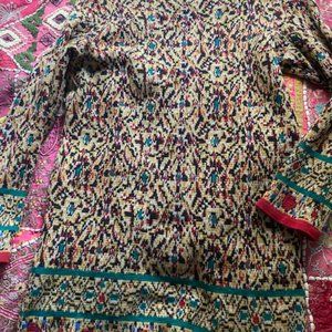 Vintage YVES SAUNT LAURENT Rive Gauche Knit long, wool sweater